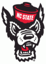 North Carolina State Wolfpack wolf head logo