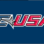 Conference USA Logo blue background