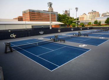 Ken Byers Tennis Complex resurfaced